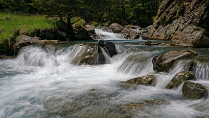 Obraz premium Waterfall in Kahurangi National Park, New Zealand.
