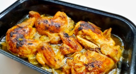 Oven-Baked Chicken Legs Quarters