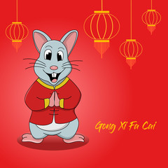 Illustration vector graphic gong xi fa cai