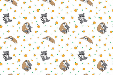 seamless pattern with cats © Maryam Hamila