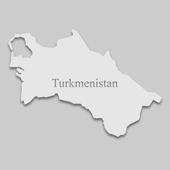 map of Turkmenistan