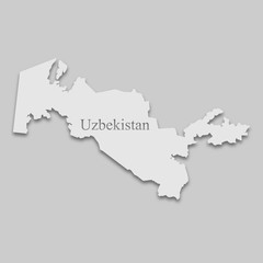 map of Uzbekistan