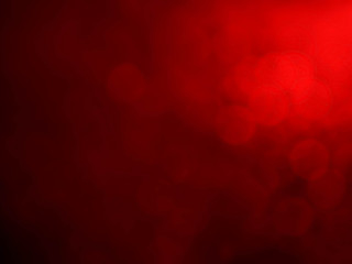 Red tone blur bokeh light.Bokeh abstract texture.