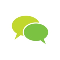 Buble chat icon Vector Illustration design Logo