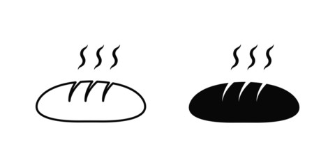 bread isolated vector icon