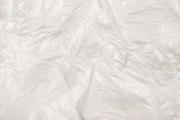 Plastic wihite background. Top view.