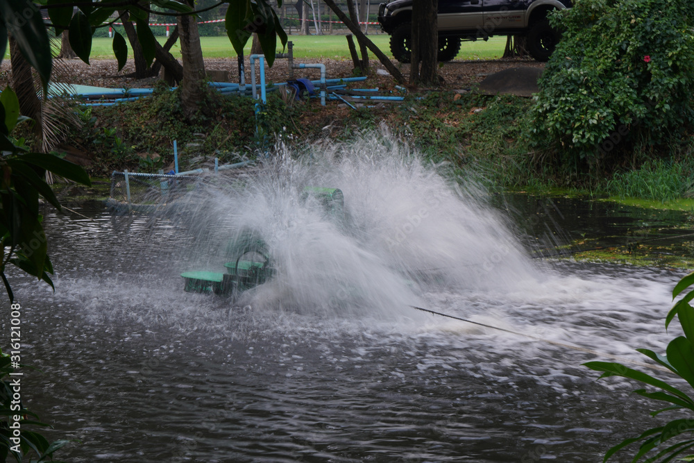 Canvas Prints water flowing from a pipe