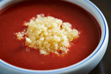 Korean spicy sauce with garlic 