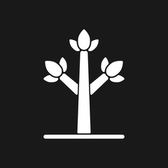 Garden icon isolated on background. Gardening symbol