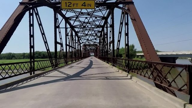 Route 66 original old bridges on the road trip from Chicago to Los Angeles. Includes three different video sequences!