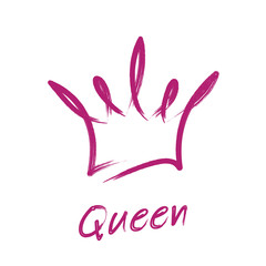 Obraz premium Luxury, premium, deluxe sign. Hand drawn crown