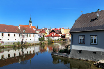 Naklejka na ściany i meble Beautiful view of Jindrichuv Hradec