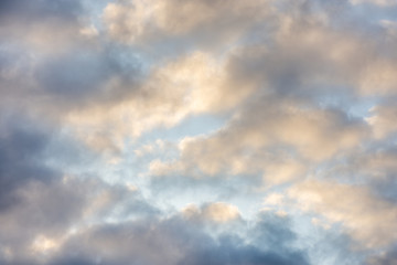 Naklejka na ściany i meble texture bright contrast sky with a clouds