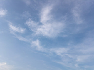 blue sky with white clouds