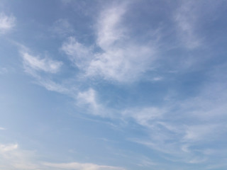 blue sky with white clouds