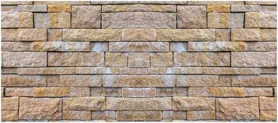 Old vintage retro style stone wall for abstract stone background and texture.