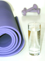 Mat. Fitness. Diet. Sport. Karemat. Health. Activity. Yoga. Gymnastics. Training.