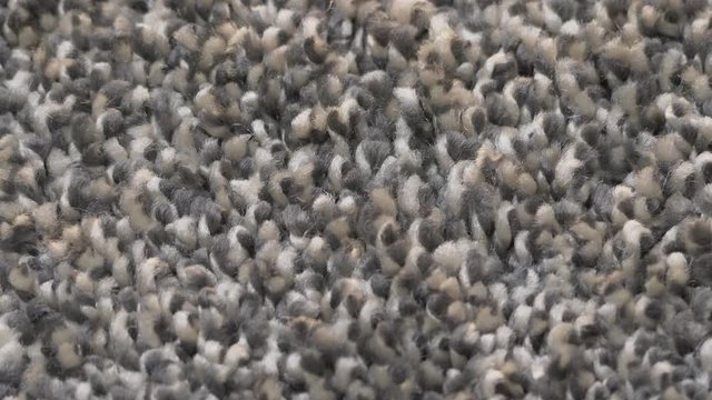 Macro closeup soft gray carpet rug texture