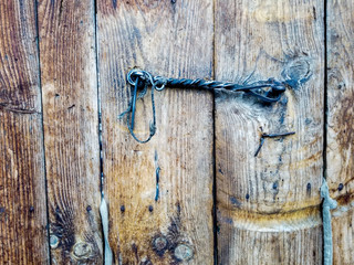 Rustic Wrought Iron Door Latch