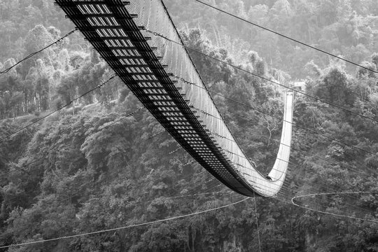 Kushma - Gyadi Suspension Bridge