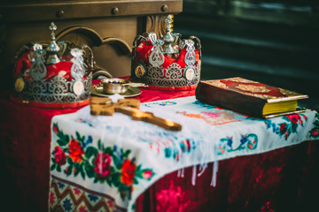 flowers decoration in lanterns