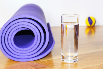Mat. Fitness. Diet. Sport. Karemat. Health. Activity. Yoga. Gymnastics. Training.