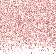 Pink gold glitter luxury sparkling confetti. Scatt