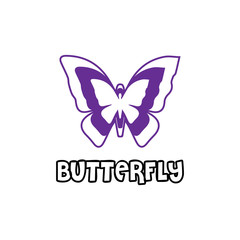 Beauty Butterfly Logo Template Vector icon design