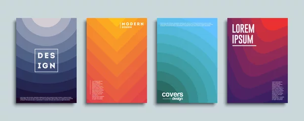 Fotobehang Abstract vector covers design template. Geometric gradient background. Background for decoration presentation, brochure, catalog, poster, book, magazine © dosunets