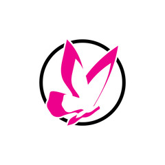 Beauty Butterfly Logo Template Vector icon design