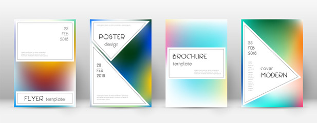 Flyer layout. Stylish flawless template for Brochu