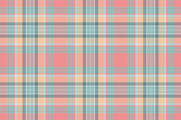 Tartan scotland seamless plaid pattern vector. Retro background fabric. Vintage check color square geometric texture.