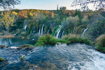 Bosnia-Herzegovina. Kravica waterfalls in the vicinity of Mostar