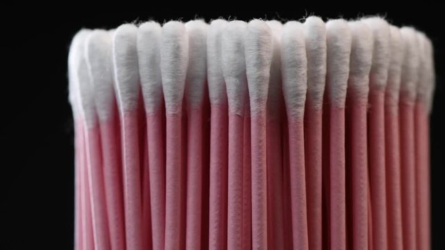 QTips, Cotton Swabs, Hygiene Products, rotating