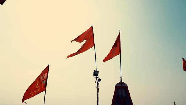 orange flag in Hinduism 