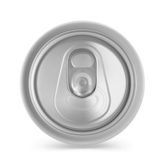 Realistic aluminum can mockup. Vector illustration isolated on white background. Can be used for beer, water, soda, energetic, etc. Easy to use for presentation your product, idea, design. EPS10.	
