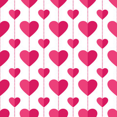 Fototapeta na wymiar heart seamless pattern love valentine day romantic