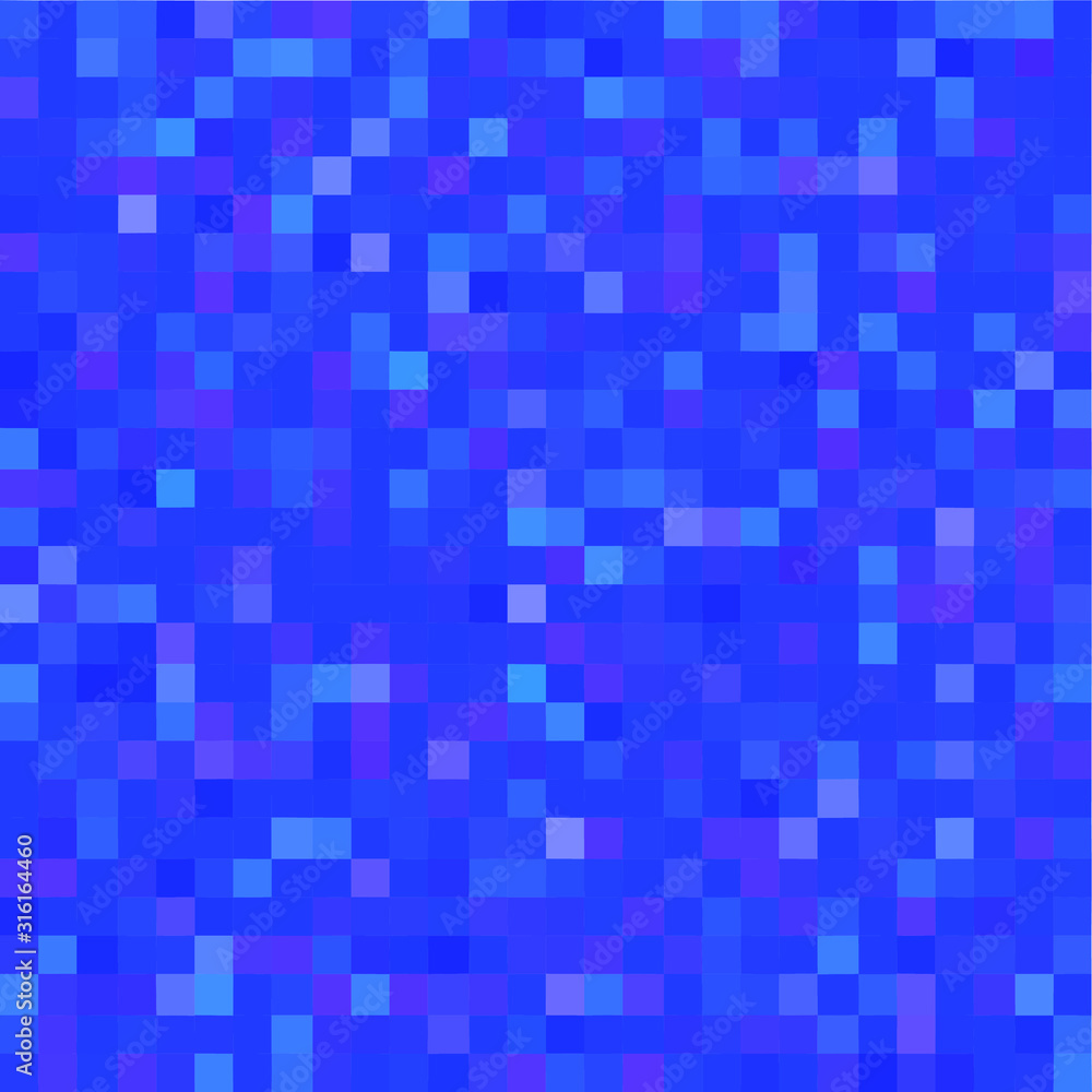 Aufkleber Abstract geometric background with glitch art VHS effect of pixel sorting. Mosaic of random colorful pixels like in 8bit video game.