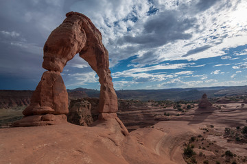 Fototapeta na wymiar Famous Rock Formations in Western USA
