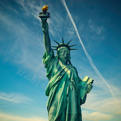 The Statue of Liberty Front Shot
