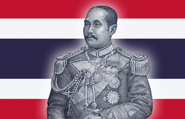 Portrait of Chulalongkorn also known as King Rama V was the fifth monarch of Siam under the House...