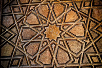Ottoman wood art