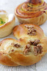 菓子パンや調理パンのクローズアップのイメージ写真