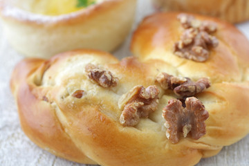 菓子パンや調理パンのクローズアップのイメージ写真