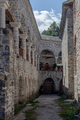 Fototapeta premium Christian, Orthodox church of Saint Dionysius close-up (Greece, regional unit Pieria)
