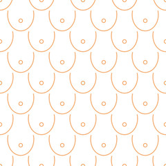 Seamless fun pattern with Boobs
