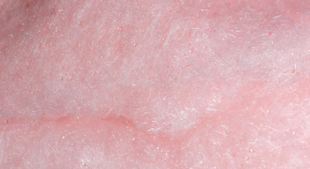 Red cotton candy as an abstract background