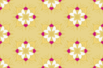 Seamless pattern with arabesques