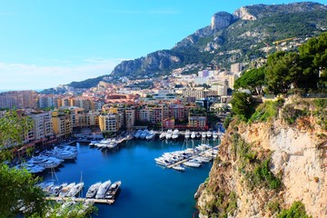 Fototapeta na wymiar Monaco, view from the top