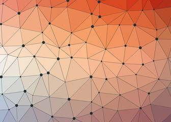 Abstract Low Polygon gradient Generative Art background illustration